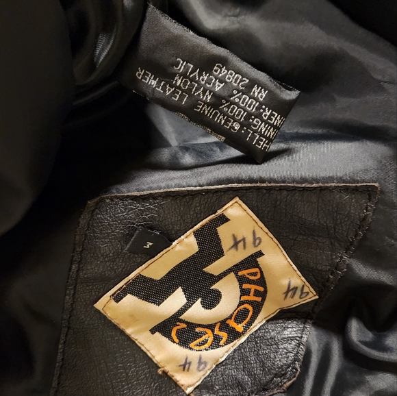 RARE Vintage 100% Leather Jacket - Picture 5 of 10